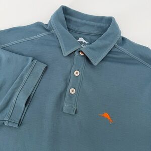 Tommy Bahama Men's Tropicool IslandZone Piqué Polo Shirt-Small- Color Polar Sky